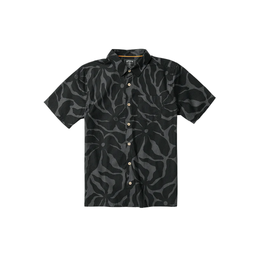 Captain Fin Men's Palm Wrap Shirt Black 21A0412400_BLK