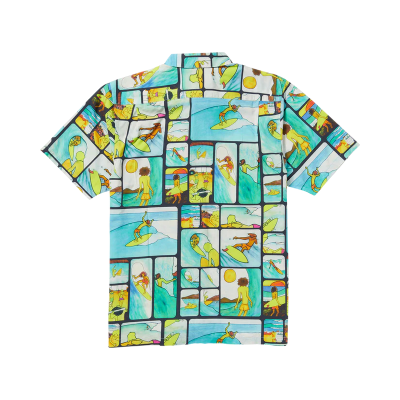 Load image into Gallery viewer, Captain Fin Men&#39;s Andy Davis Woven Short Sleeve Shirt Multi 21A0412502_MLT
