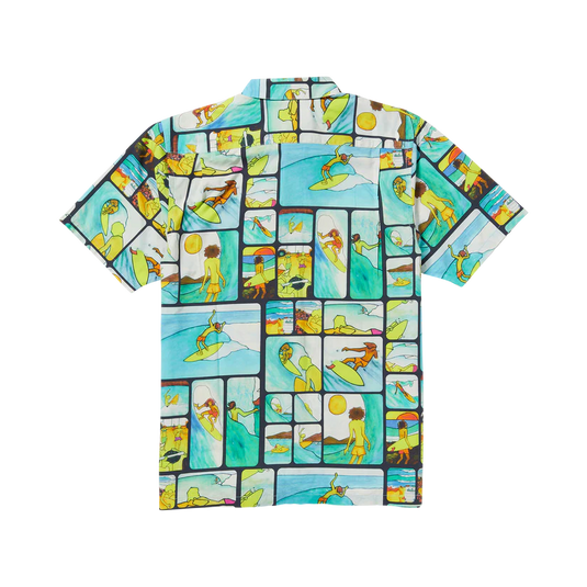 Captain Fin Men's Andy Davis Woven Short Sleeve Shirt Multi 21A0412502_MLT