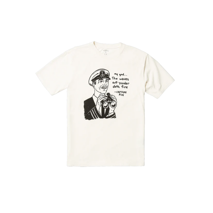 Captain Fin Men's Yonder Short Sleeve T-Shirt Vintage White 21A3512406_VWH
