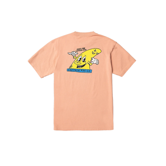 Captain Fin Men's Captain Fun Short Sleeve T-Shirt Clay Orange 21A3512408_CYO