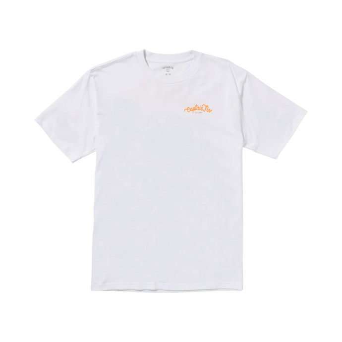 Captain Fin Men's One Good Catch Short Sleeve T-Shirt White 21A3512501-WHT