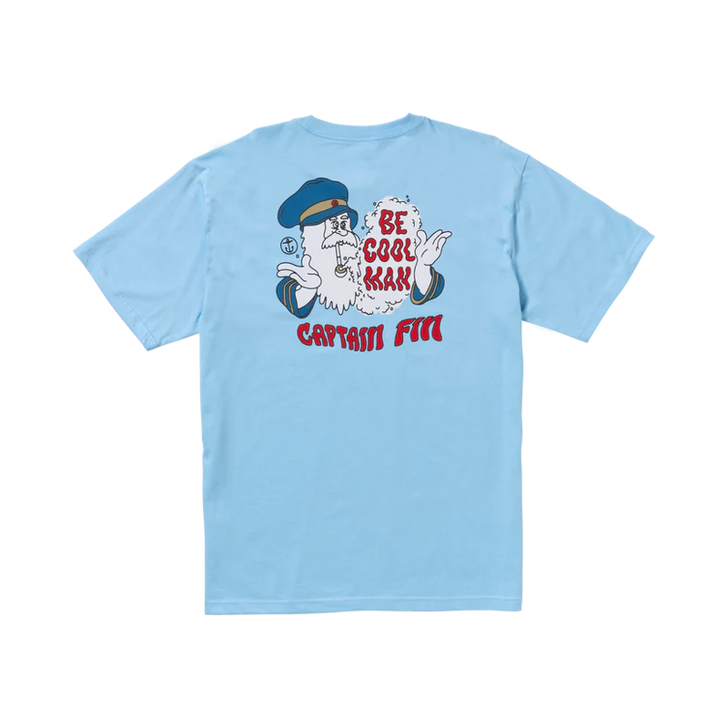 Load image into Gallery viewer, Captain Fin Men&#39;s Be Cool Short Sleeve T-Shirt Coastal Blue 21A3512504-CBL
