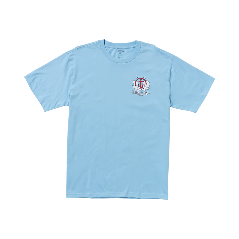 Load image into Gallery viewer, Captain Fin Men&#39;s Be Cool Short Sleeve T-Shirt Coastal Blue 21A3512504-CBL
