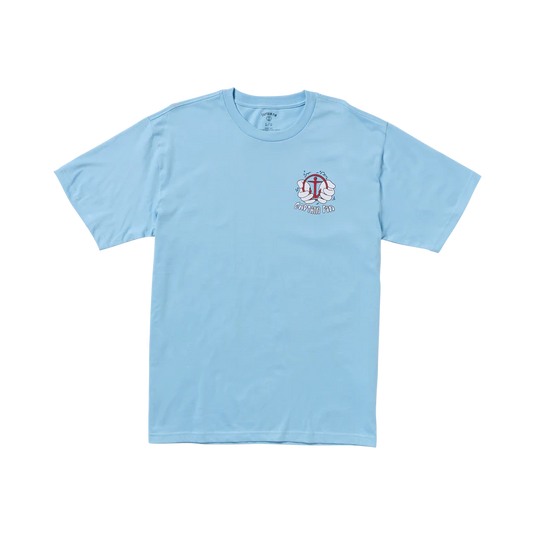 Captain Fin Men's Be Cool Short Sleeve T-Shirt Coastal Blue 21A3512504-CBL