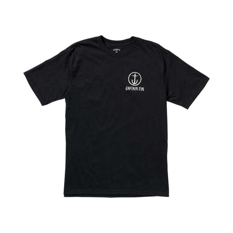 Load image into Gallery viewer, Captain Fin Men&#39;s Core Captain Short Sleeve T-Shirt Black 21A4312511-BLK
