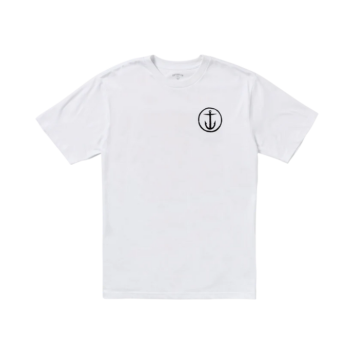 Captain Fin Men's In The Van Short Sleeve T-Shirt White 21A3512512-WHT