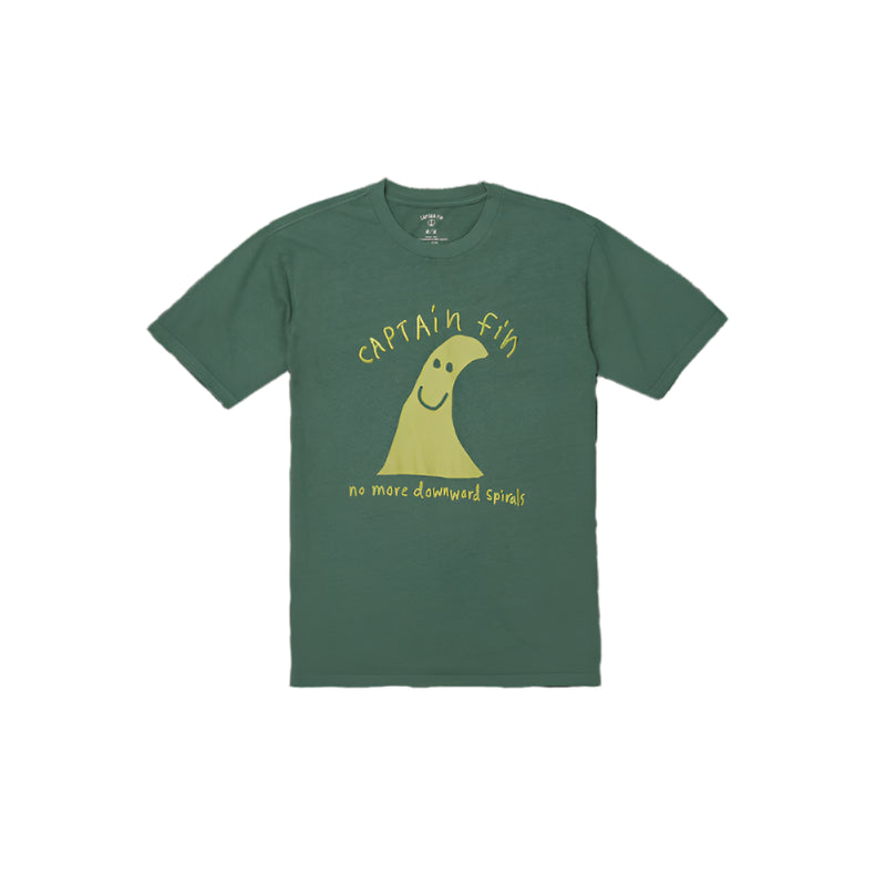 Load image into Gallery viewer, Captain Fin Men&#39;s Ozzy Wrong Spiral T-Shirt Cilantro Green 21A3532406-CIL
