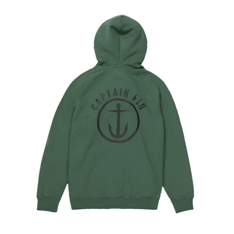 Load image into Gallery viewer, Captain Fin Men&#39;s Shweaty Anchor Pullover Hoodie Cilantro Green 21A4112401-CIL
