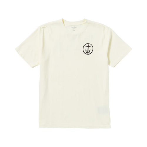 Captain Fin Men's Fin Club Short Sleeve T-Shirt Vintage White 21A4312504-VWH