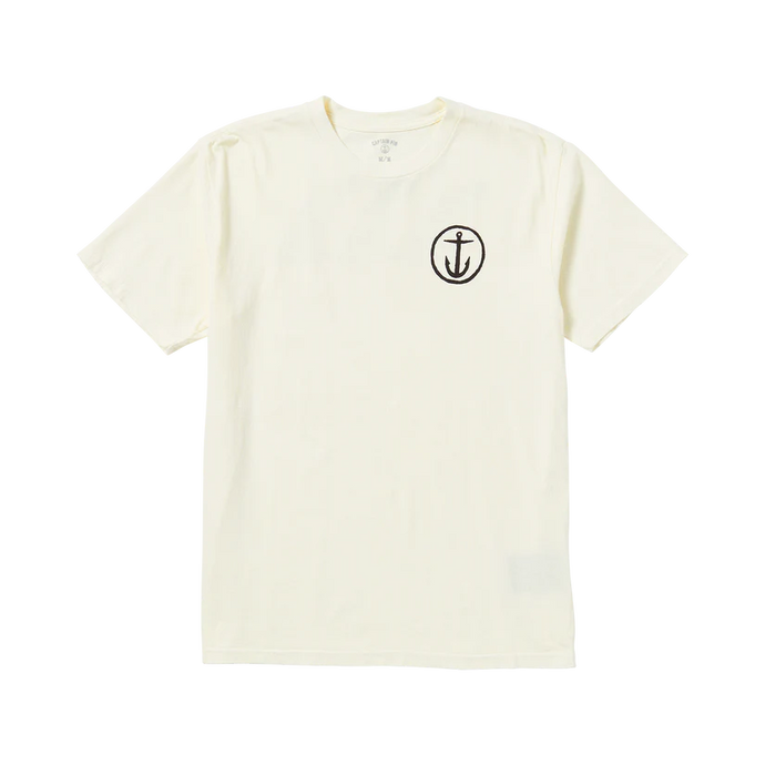 Captain Fin Men's Fin Club Short Sleeve T-Shirt Vintage White 21A4312504-VWH