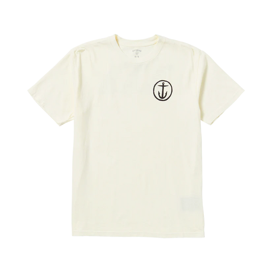 Captain Fin Men's Fin Club Short Sleeve T-Shirt Vintage White 21A4312504-VWH