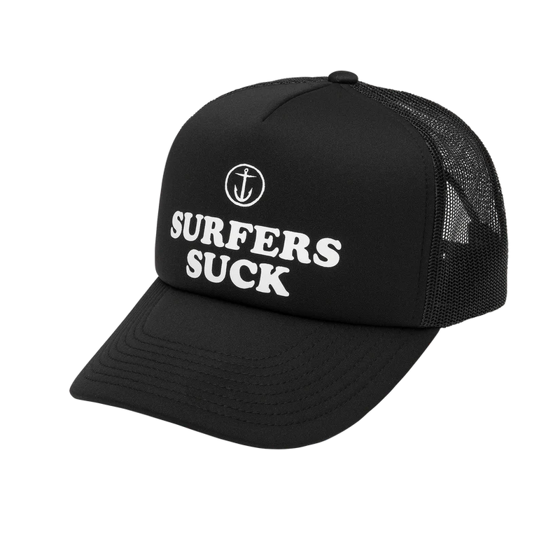 Load image into Gallery viewer, Captain Fin Men&#39;s Surfers Suck Hat Black 21D5512508-BLK
