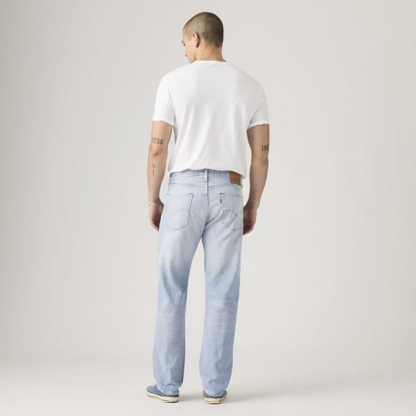 Load image into Gallery viewer, Levi's Mens' 501® Original Fit Jeans Stretch it Out Light Wash Stretch 005013418
