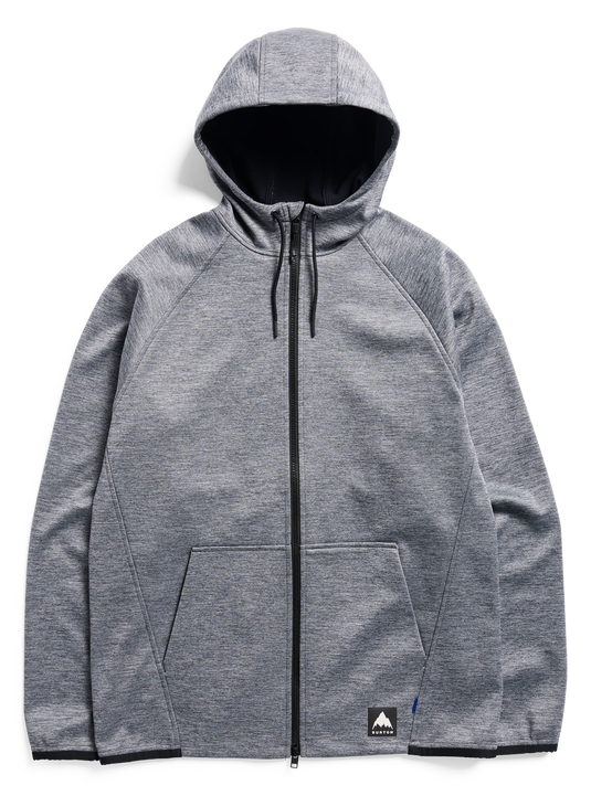 Burton Men's Crown Weatherproof Full-Zip Fleece True Black Heather 2202316A30