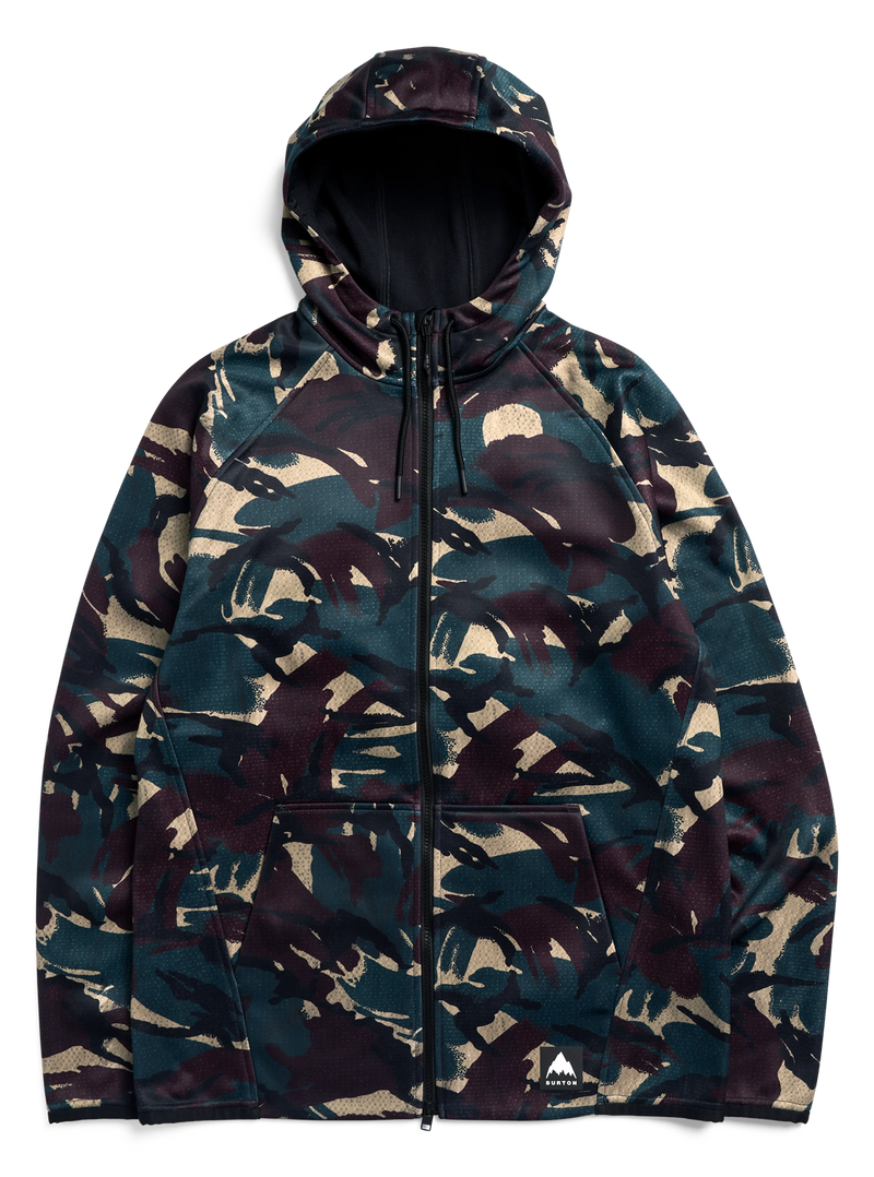 Load image into Gallery viewer, Burton Men's Crown Weatherproof Full-Zip Fleece Seersucker Camo 2202316E0E
