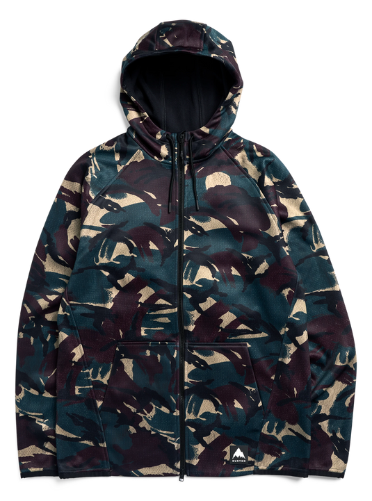 Burton Men's Crown Weatherproof Full-Zip Fleece Seersucker Camo 2202316E0E