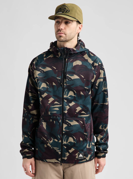 Burton Men's Crown Weatherproof Full-Zip Fleece Seersucker Camo 2202316E0E