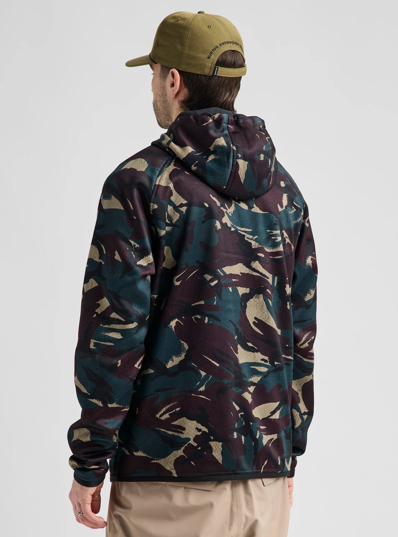 Load image into Gallery viewer, Burton Men's Crown Weatherproof Full-Zip Fleece Seersucker Camo 2202316E0E
