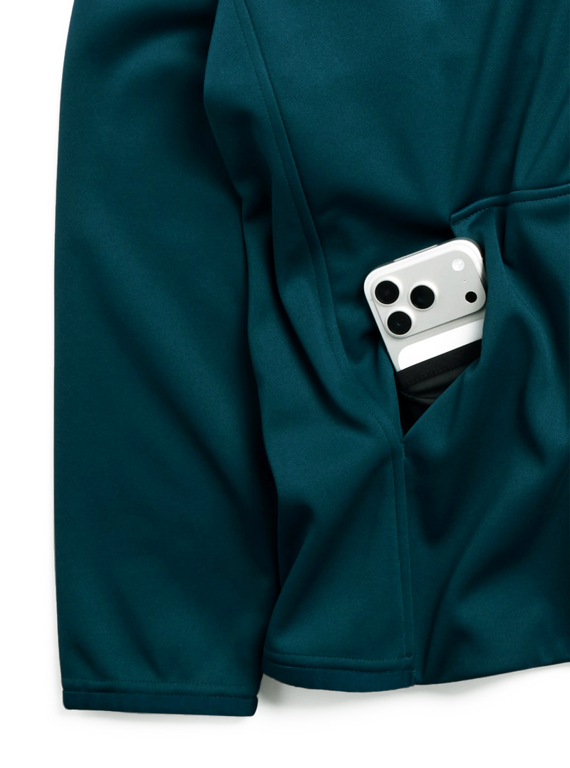 Load image into Gallery viewer, Burton Men's Crown Weatherproof Full-Zip Fleece Atlantic Teal 2202316E9K
