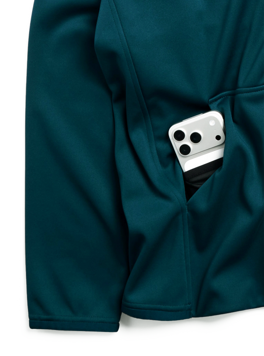Burton Men's Crown Weatherproof Full-Zip Fleece Atlantic Teal 2202316E9K