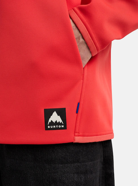 Burton Men's Crown Weatherproof Fleece Pullover Fiesta Red 2202417H66