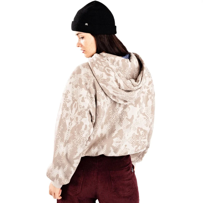 Load image into Gallery viewer, Vans Women's MTE Kennett Printed Hoodie Taupe Mist VN000PKEEN9
