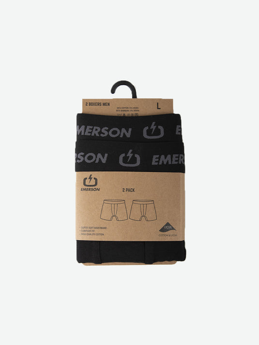 Emerson Men's Boxer Basic Black 221.EM06.06-Black