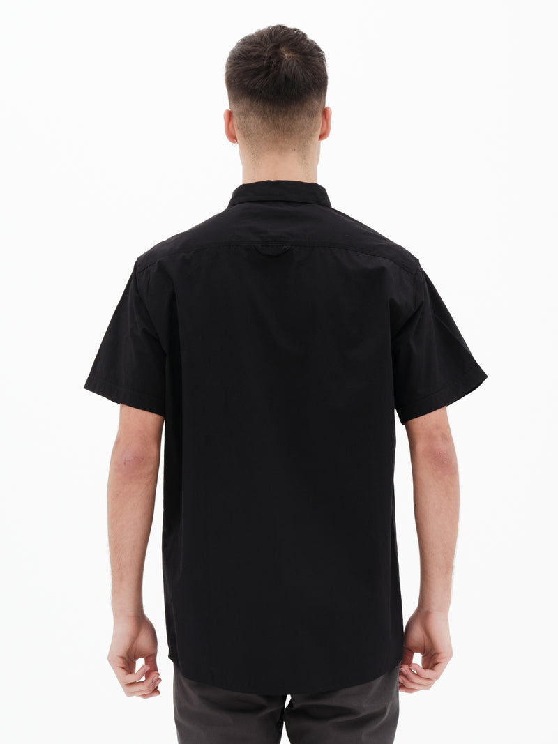 Load image into Gallery viewer, Emerson Men's Short Sleeve Shirt Black 261.EM61.12A-Black
