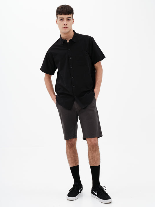 Emerson Men's Short Sleeve Shirt Black 261.EM61.12A-Black