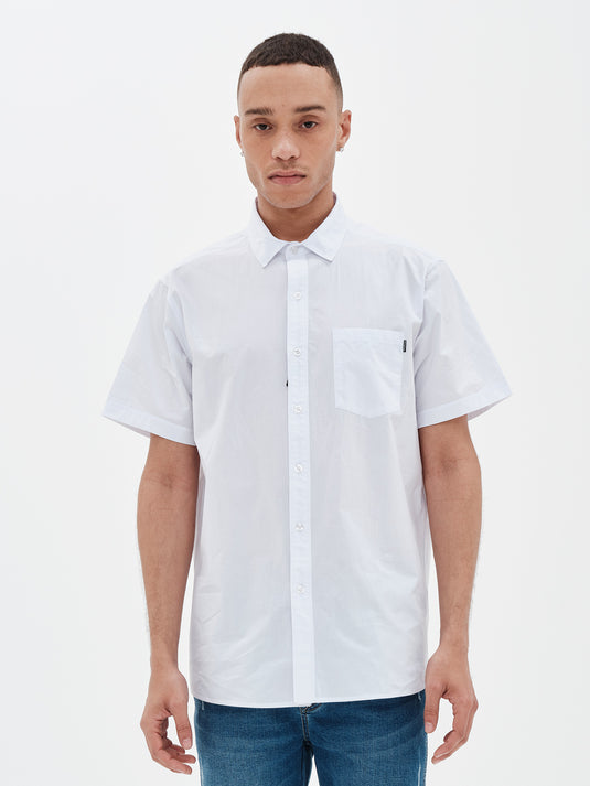 Emerson Men's Short Sleeve Shirt White 261.EM61.12A-White