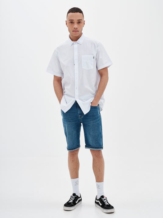 Emerson Men's Short Sleeve Shirt White 261.EM61.12A-White