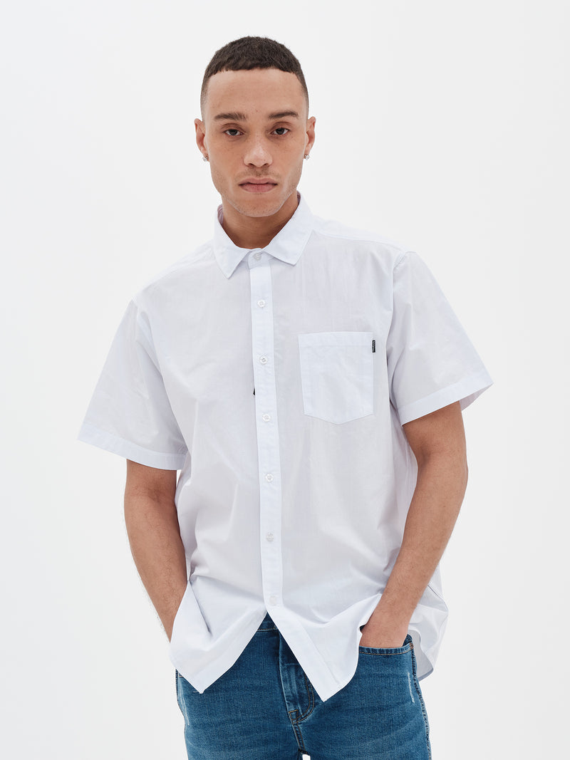 Load image into Gallery viewer, Emerson Men's Short Sleeve Shirt White 261.EM61.12A-White
