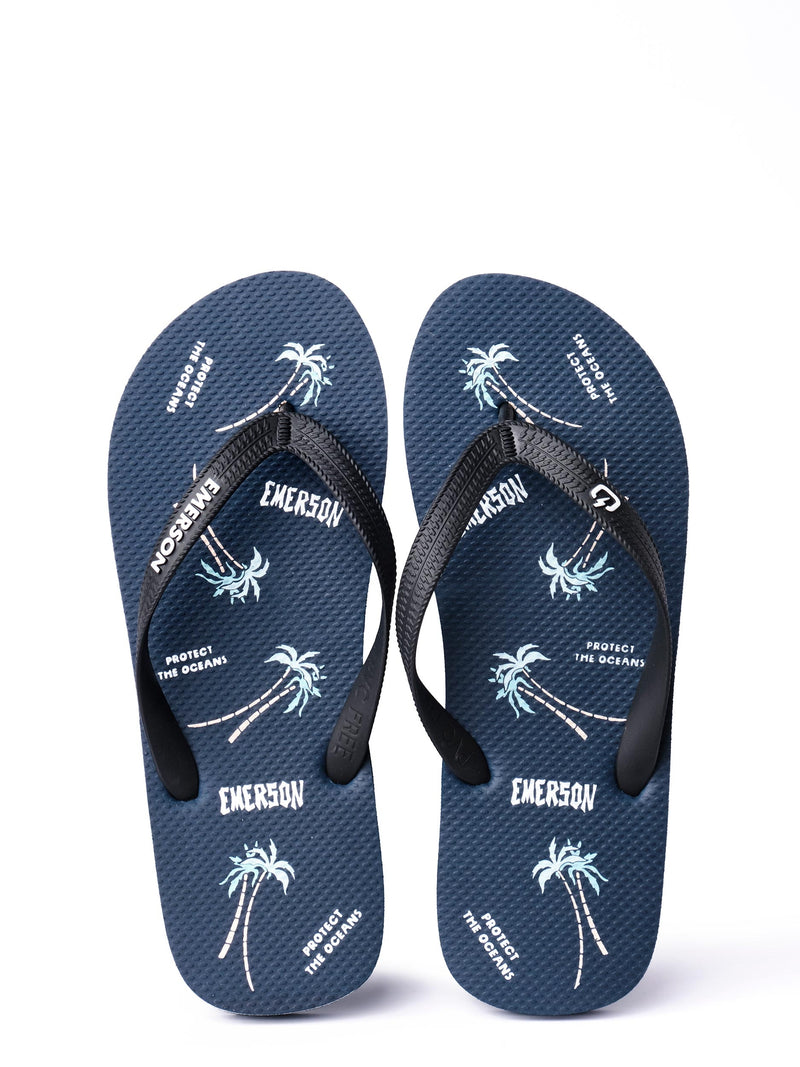 Load image into Gallery viewer, Emerson Men's Tahiti Flip Flops D.Navy Blue/Black 221.EM95.13-Pr283-D-Navy-Blue-Black
