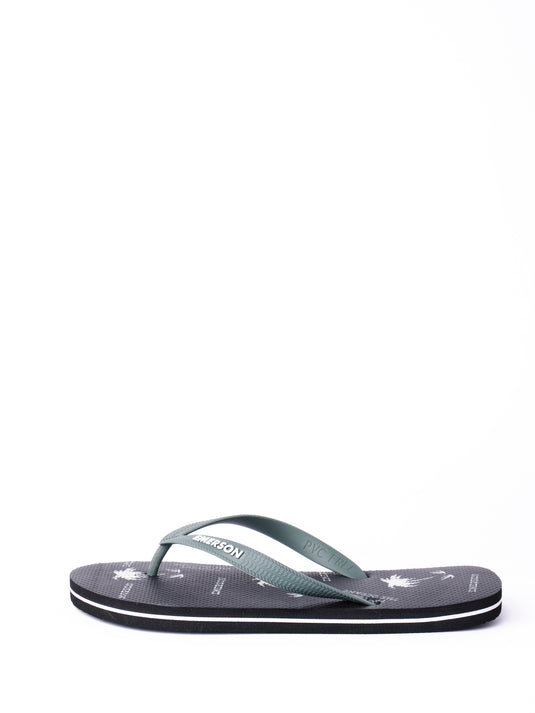 Emerson Men's Tahiti Flip Flops Black/Army Green 221.EM95.13-Pr299-Black-Army-Green