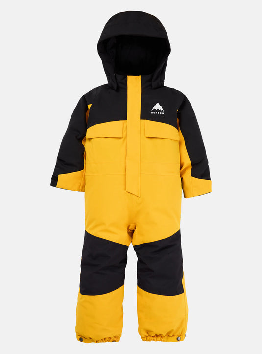 Burton Kids' One Piece Snow Jumpsuit True Black/Goldenrod 22174104002