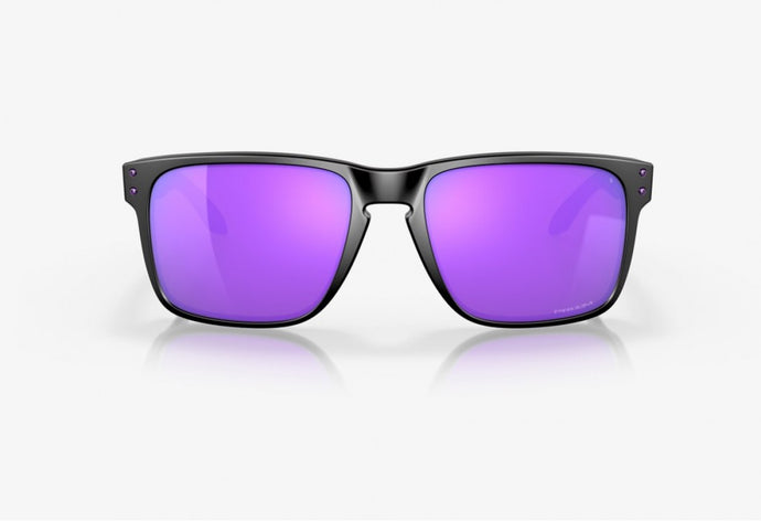 Oakley Unisex Holbrook Sunglasses Prizm Violet/Matte Black OO9102-K655