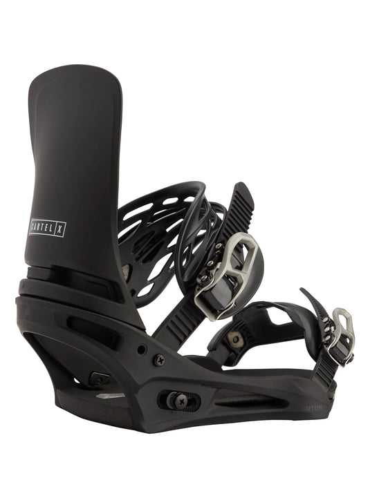 Burton Men's Cartel X Re:Flex Snowboard Bindings Black 22230100001