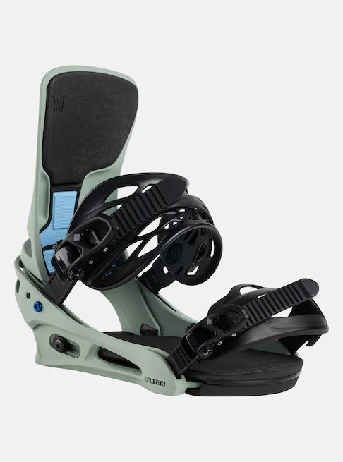 Load image into Gallery viewer, Burton Men&#39;s Cartel X Re:Flex Snowboard Bindings Petrol Green 22230004301
