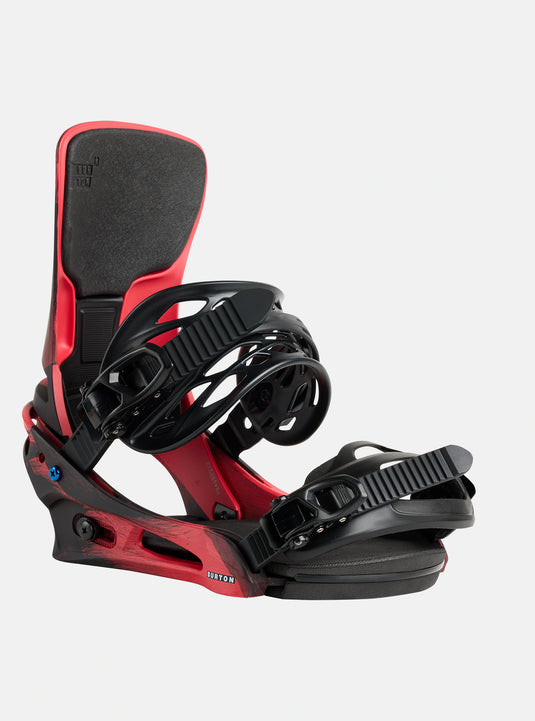 Burton Men's Cartel X Re:Flex Snowboard Bindings Black/Red 2223010I60
