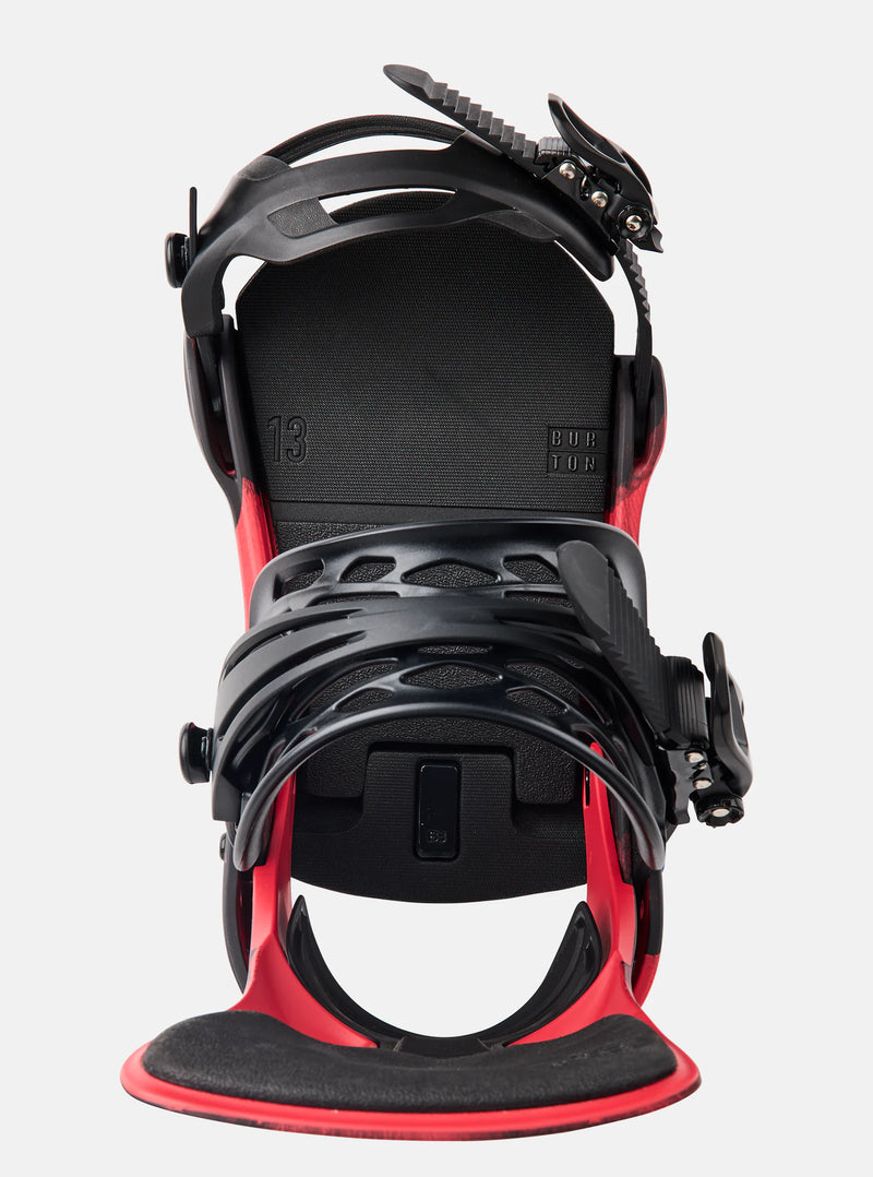 Load image into Gallery viewer, Burton Men&#39;s Cartel X Re:Flex Snowboard Bindings Black/Red 2223010I60
