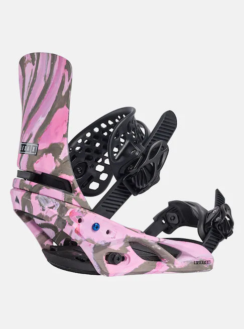 Burton Women's Lexa X Re:Flex Snowboard Bindings Gray/Pink 22231004022