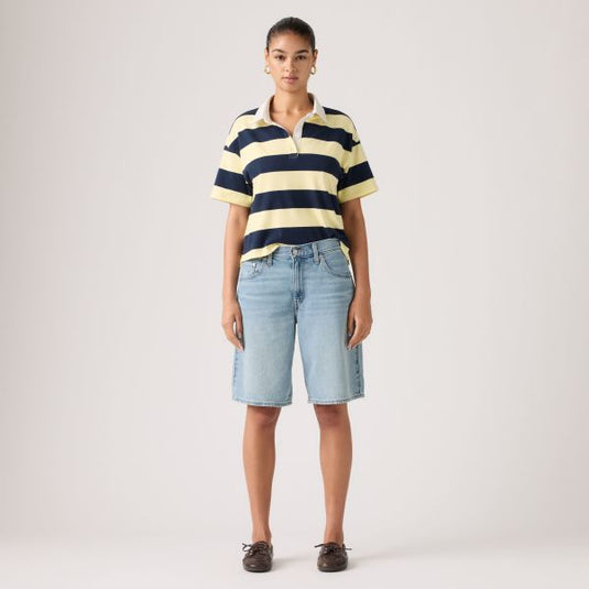 Levi's Women's Baggy Dad Jorts Shorts Blue 000MJ0017