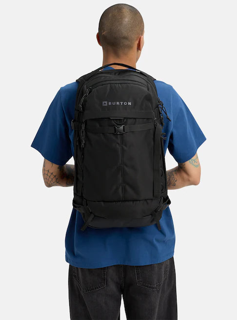 Load image into Gallery viewer, Burton Unisex Sidehill 25L Backpack True Black 2280012A04
