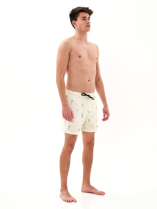 Emerson Men's Recycled Printed Volleyball 43 cm Pale Yellow 231.EM504.31CR-Pr334-Pale-Yellow
