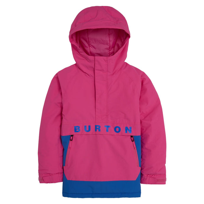 Burton Kids' Frostner 2L Anorak Jacket Fuchsia Fusion / Amparo Blue