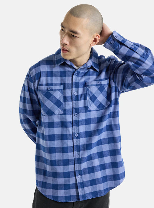 Burton Favorite Flannel Shirt Slate Blue Buffalo Plaid 23402101400