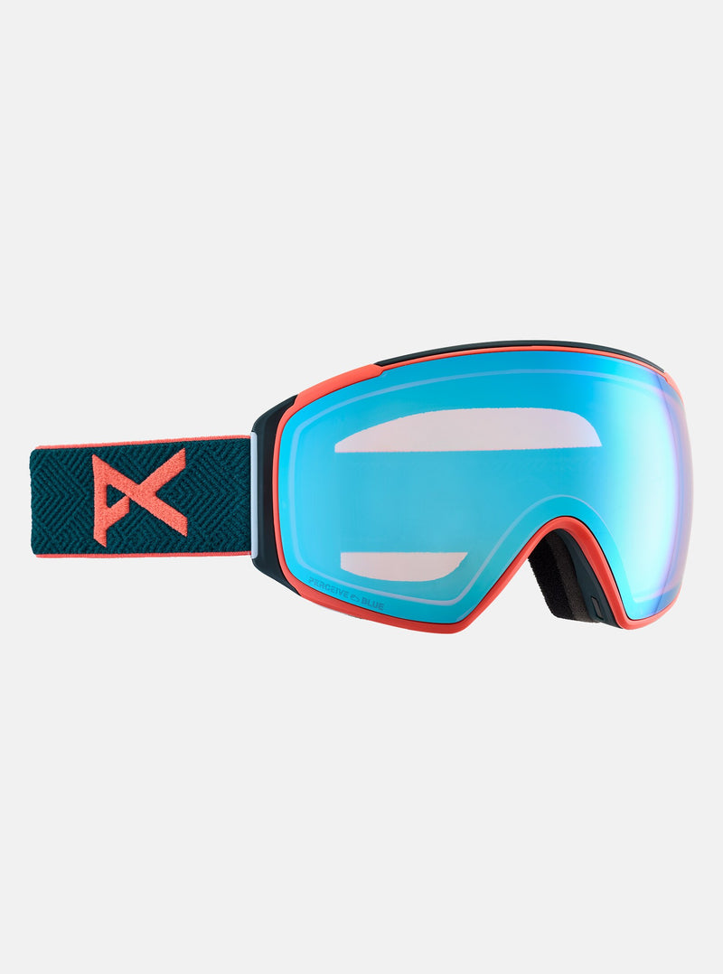 Load image into Gallery viewer, Anon Unisex M4S (Cylindrical) Goggles Deep Emerald + Bonus Perceive Lens + MFI® Face Mask 23577102400
