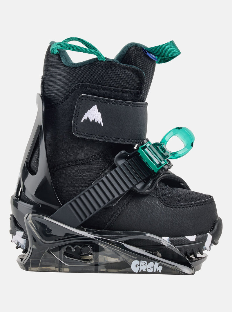 Load image into Gallery viewer, Burton Kids&#39; Mini Grom Disc Snowboard Bindings Black 23601101001
