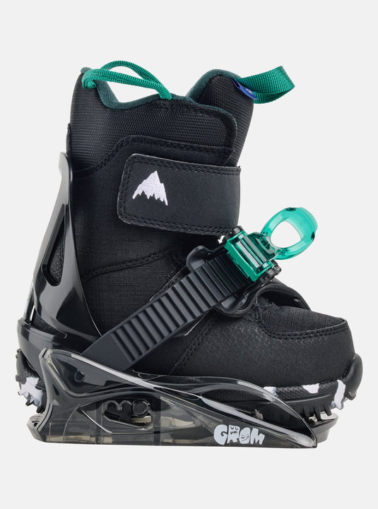 Burton Kids' Mini Grom Disc Snowboard Bindings Black 23601101001
